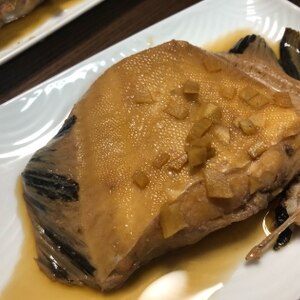 めんつゆで☆黒カレイの煮魚☆